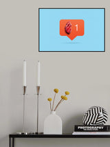 Like from Heart Poster och Canvastavla