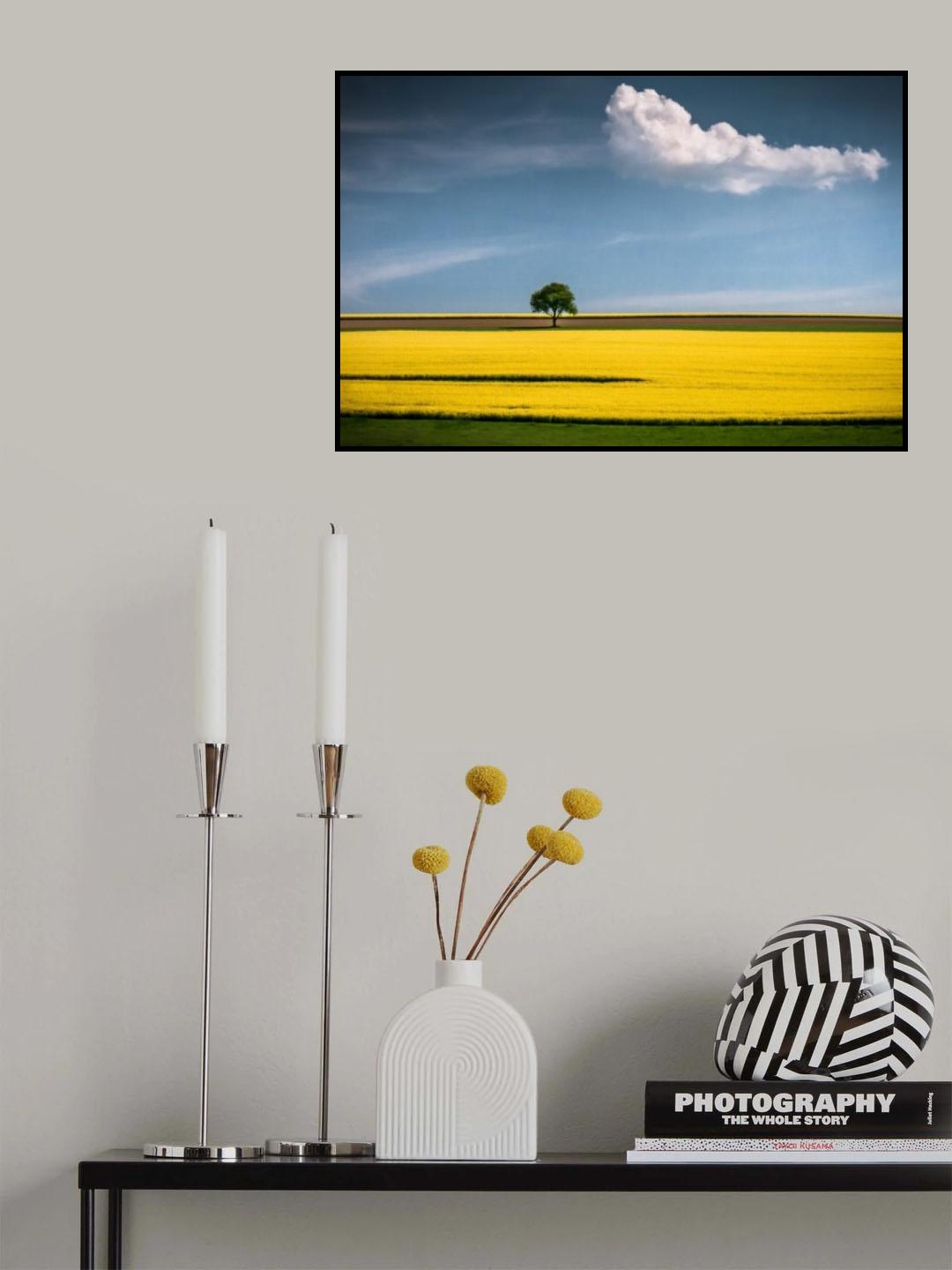 The Tree and the Cloud Poster och Canvastavla