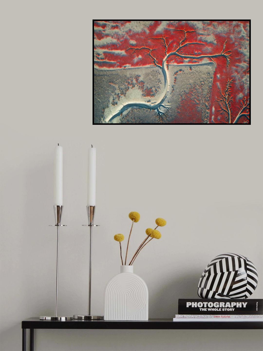 Endangered Natural Red Poster och Canvastavla