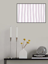Lilac Lines Poster och Canvastavla