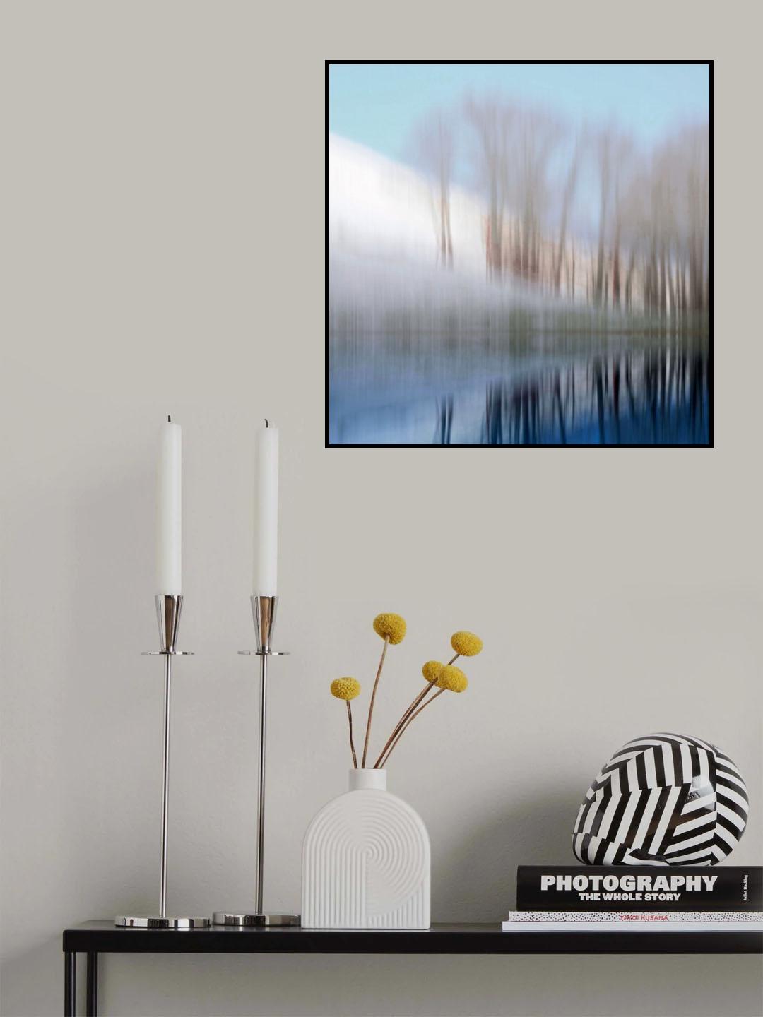 Sulla sponda del lago Poster och Canvastavla