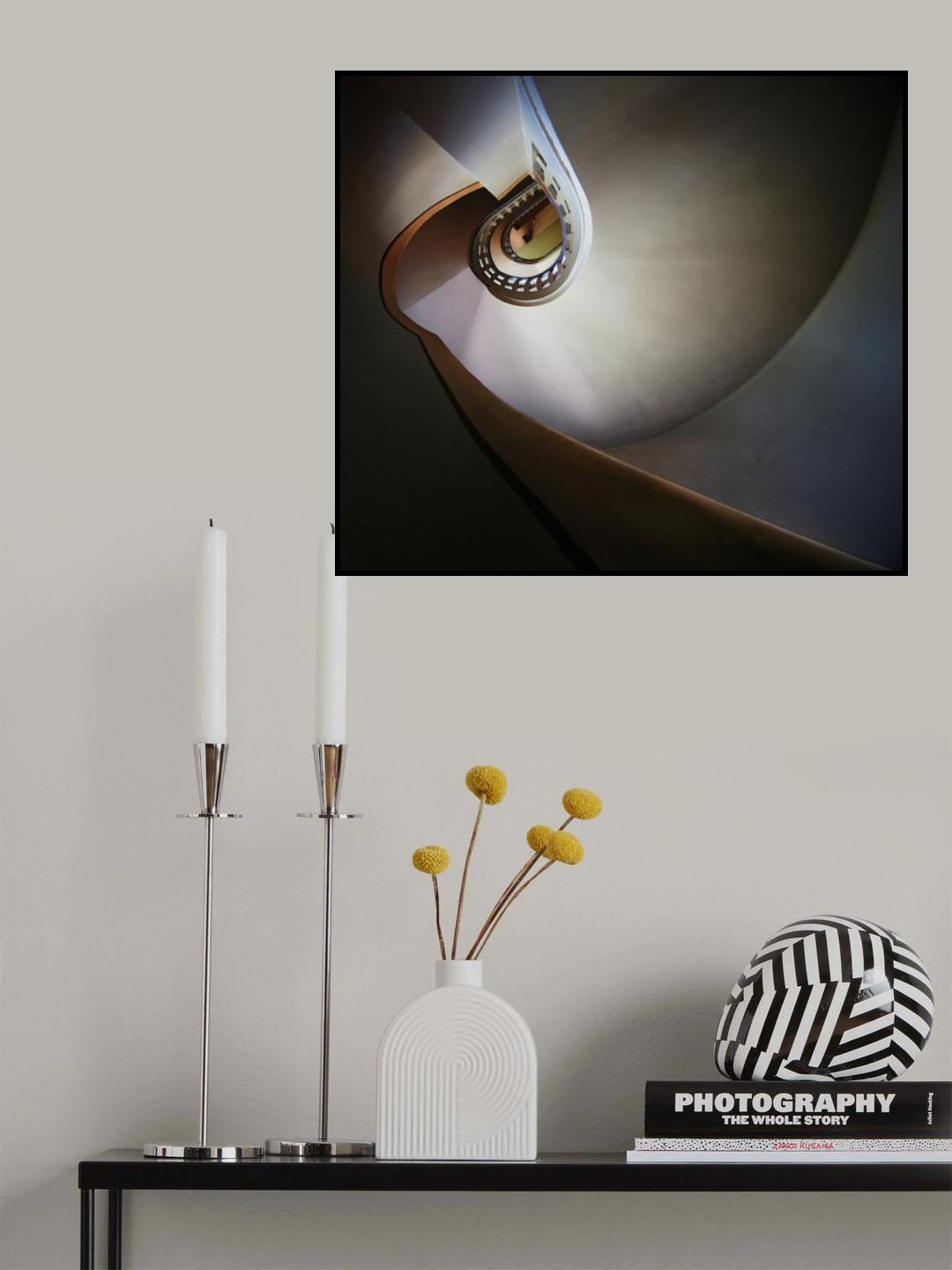 the Stairs of Nautilus Poster och Canvastavla