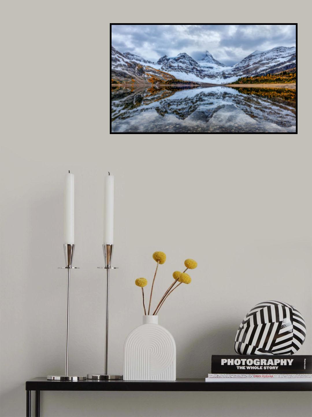 Assiniboine reflection Poster och Canvastavla