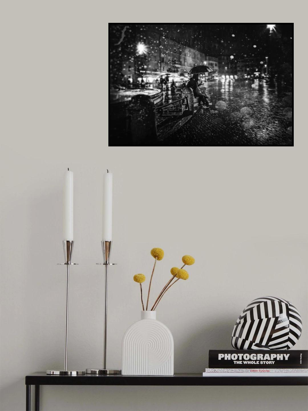 Rain Poster och Canvastavla