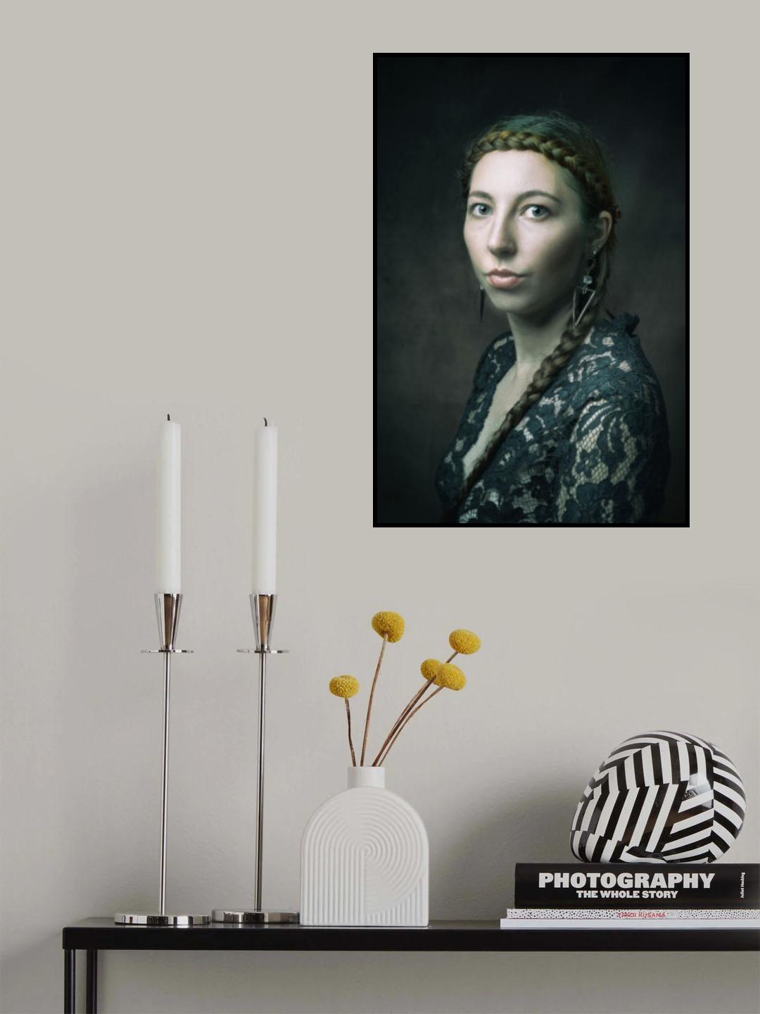 Rembrandt's Muse Poster och Canvastavla