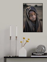 The face of an Arbore girl Poster och Canvastavla