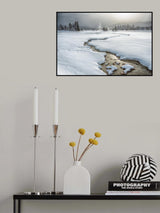 Winter at Yellowstone Poster och Canvastavla