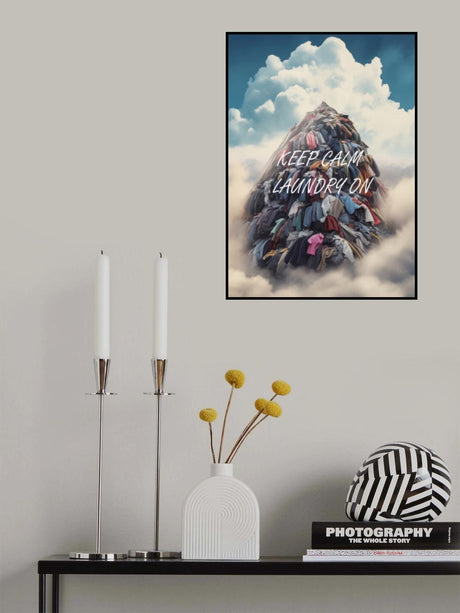 Keep Calm Laundry On Ii Poster och Canvastavla