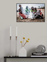 Lighting the fire Poster och Canvastavla