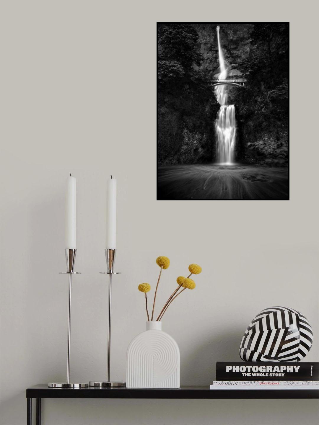 Multnomah Falls Poster och Canvastavla