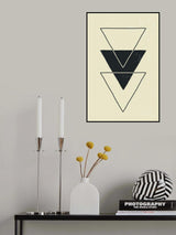 Abstract Triangles #6 Poster och Canvastavla