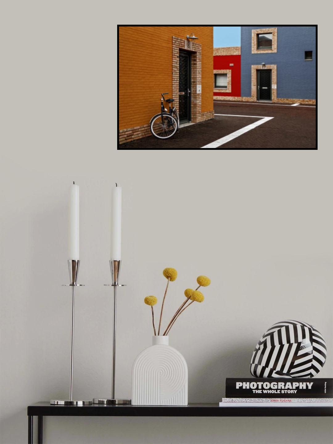 colored facades Poster och Canvastavla