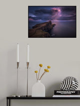 At the end of the cliff Poster och Canvastavla