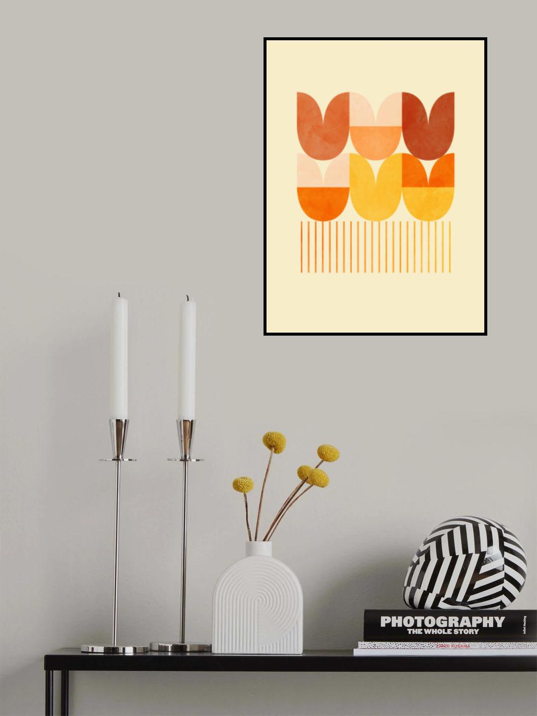 Spring Mid Rhapsody Orange 1 Poster och Canvastavla