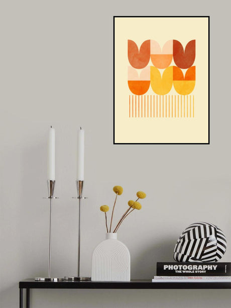Spring Mid Rhapsody Orange 1 Poster och Canvastavla