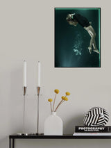 underwater artistic portrait shooting Poster och Canvastavla
