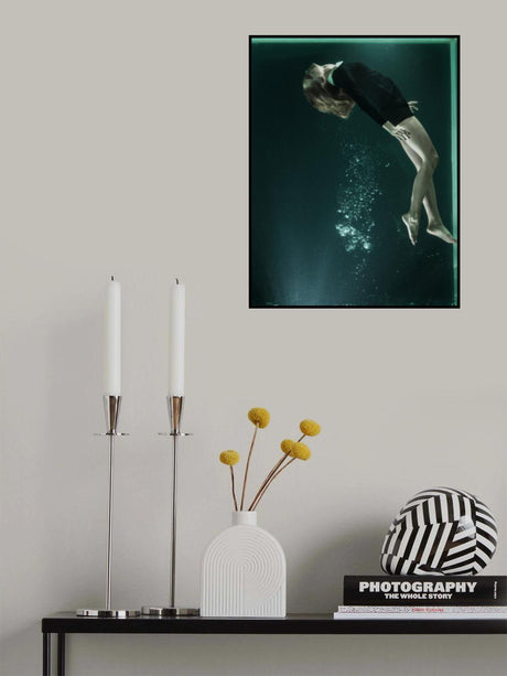underwater artistic portrait shooting Poster och Canvastavla