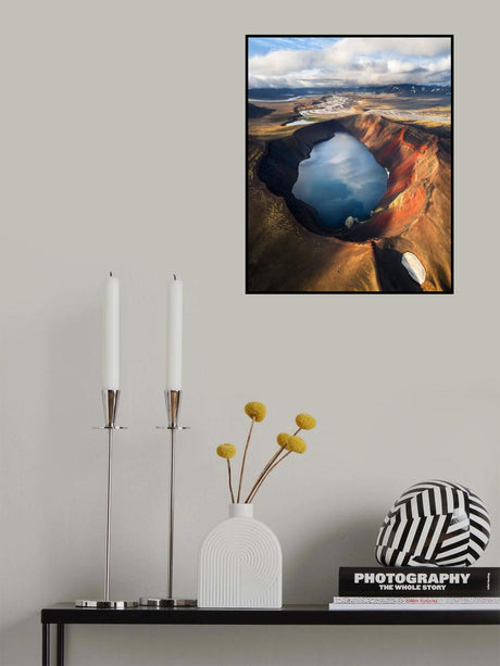 Colorful lakes of the Highlands - Iceland Poster och Canvastavla