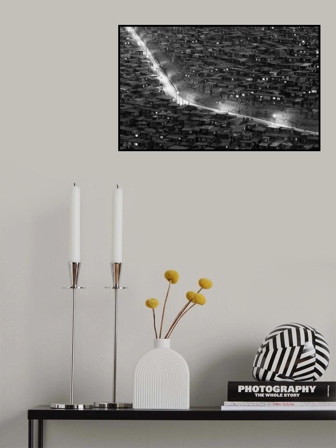 Night Walk Poster och Canvastavla