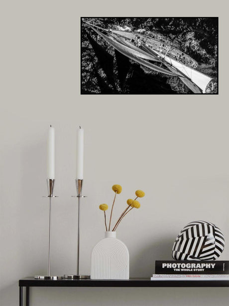 Above the racing ship Poster och Canvastavla