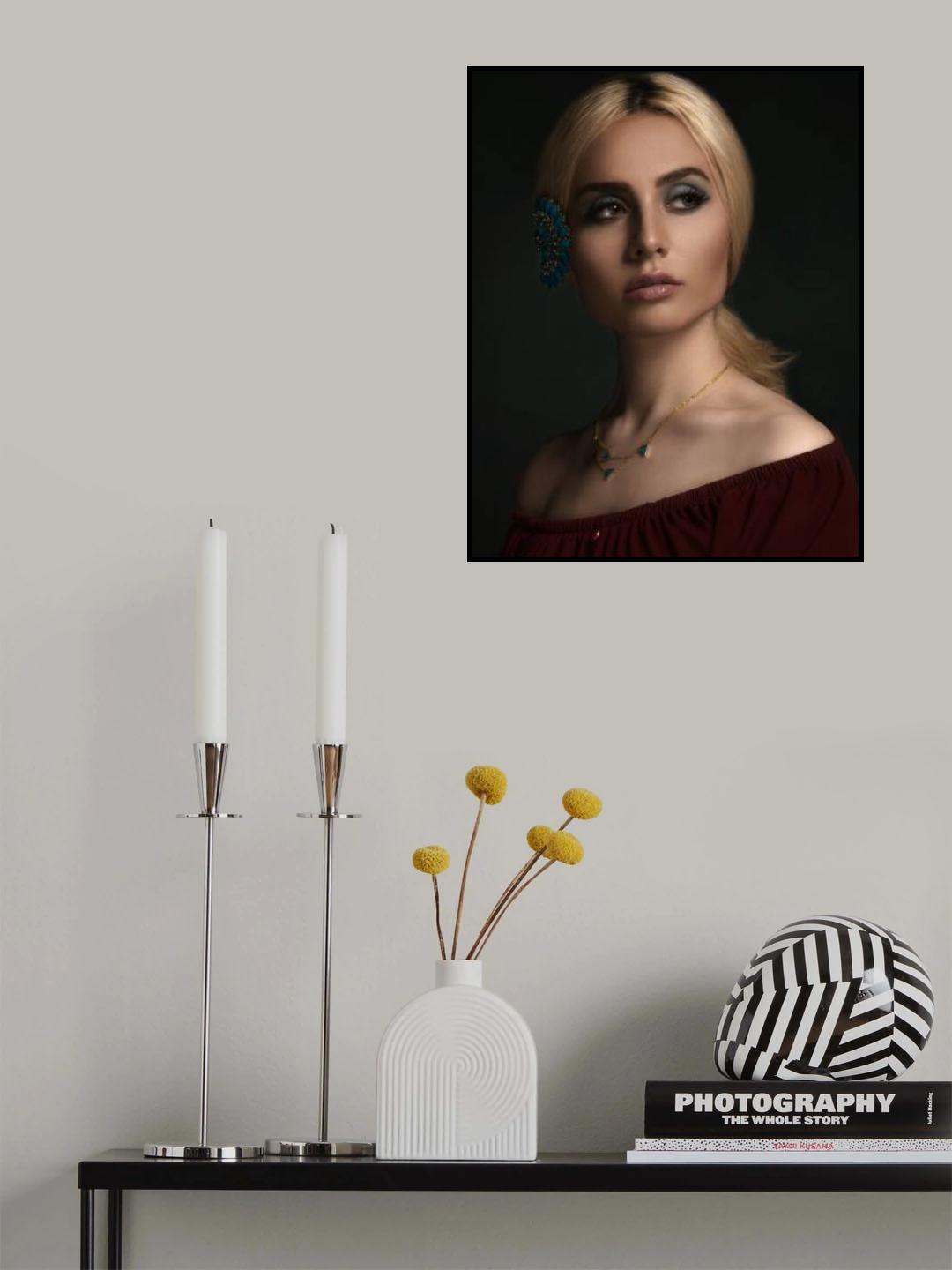 The Turquoise Girl Poster och Canvastavla