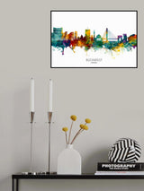 Bucharest Romania Skyline Poster och Canvastavla