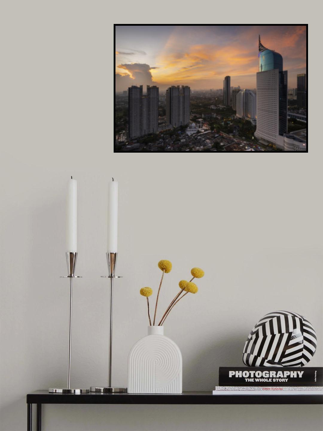 Sunset cloud in my city Poster och Canvastavla