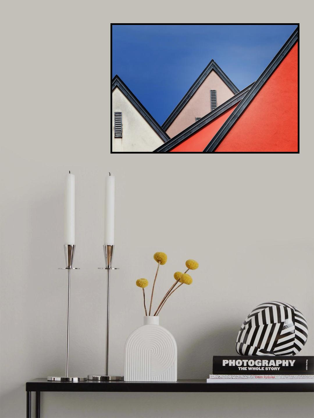 Roof lines Poster och Canvastavla