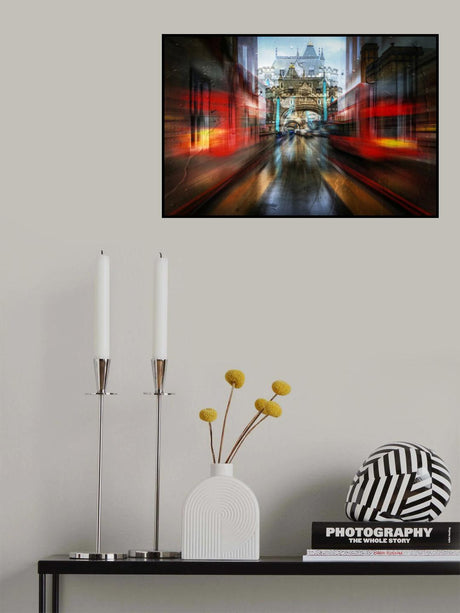 The red bus Poster och Canvastavla