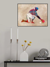 Baseball Sport Art 5 Poster och Canvastavla