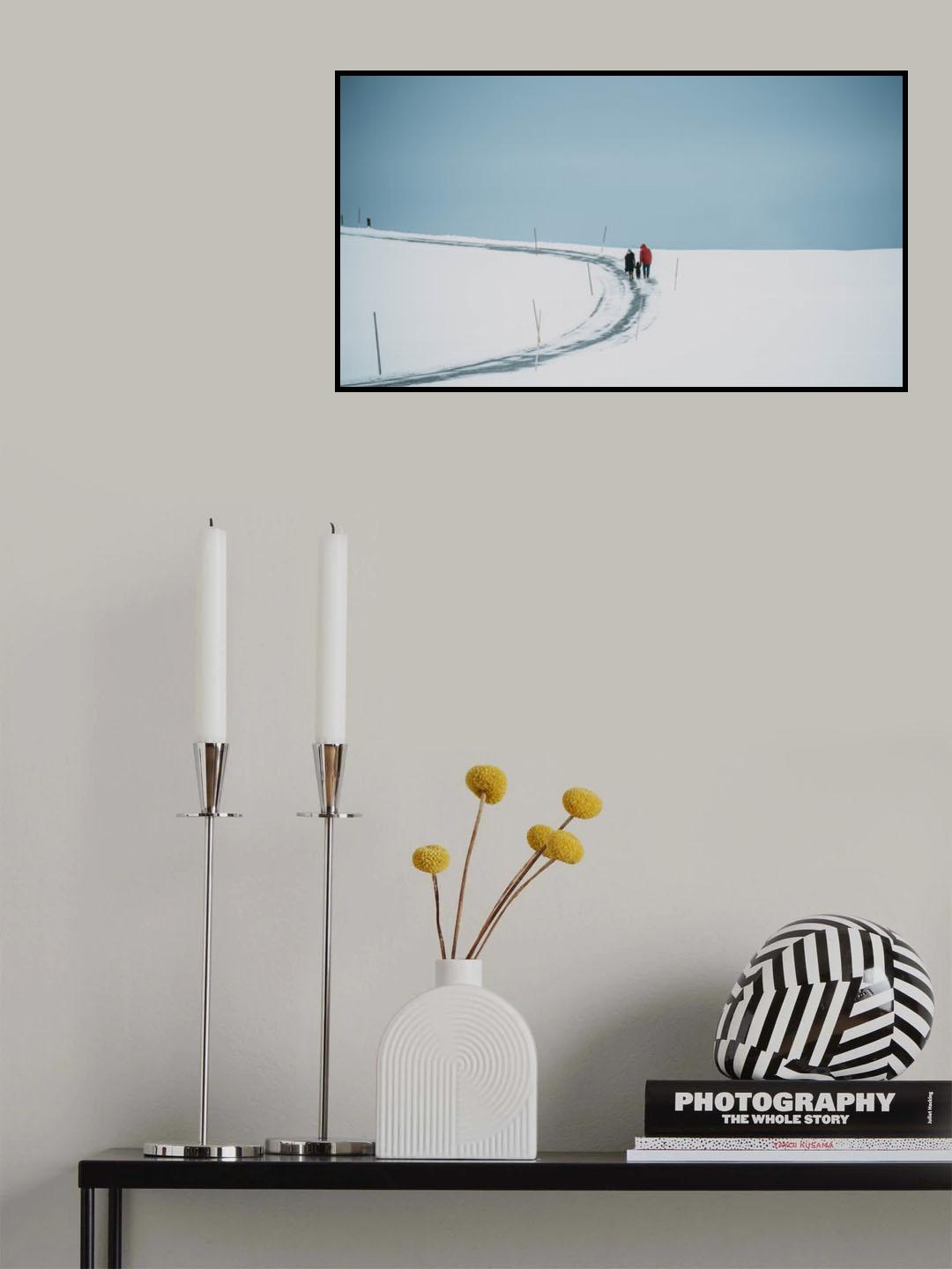 winter walk Poster och Canvastavla