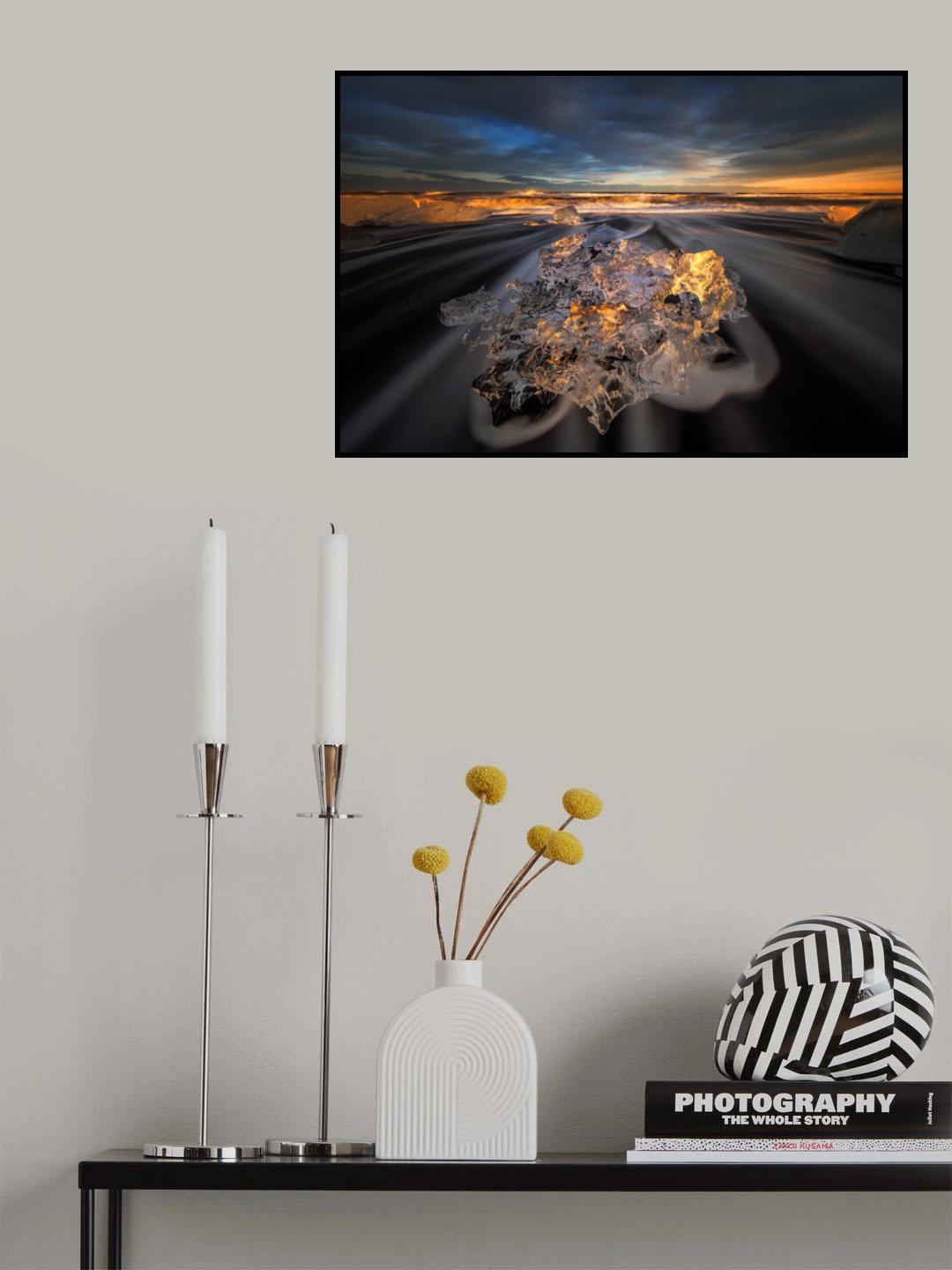 Jokulsarlon Diamond Poster och Canvastavla