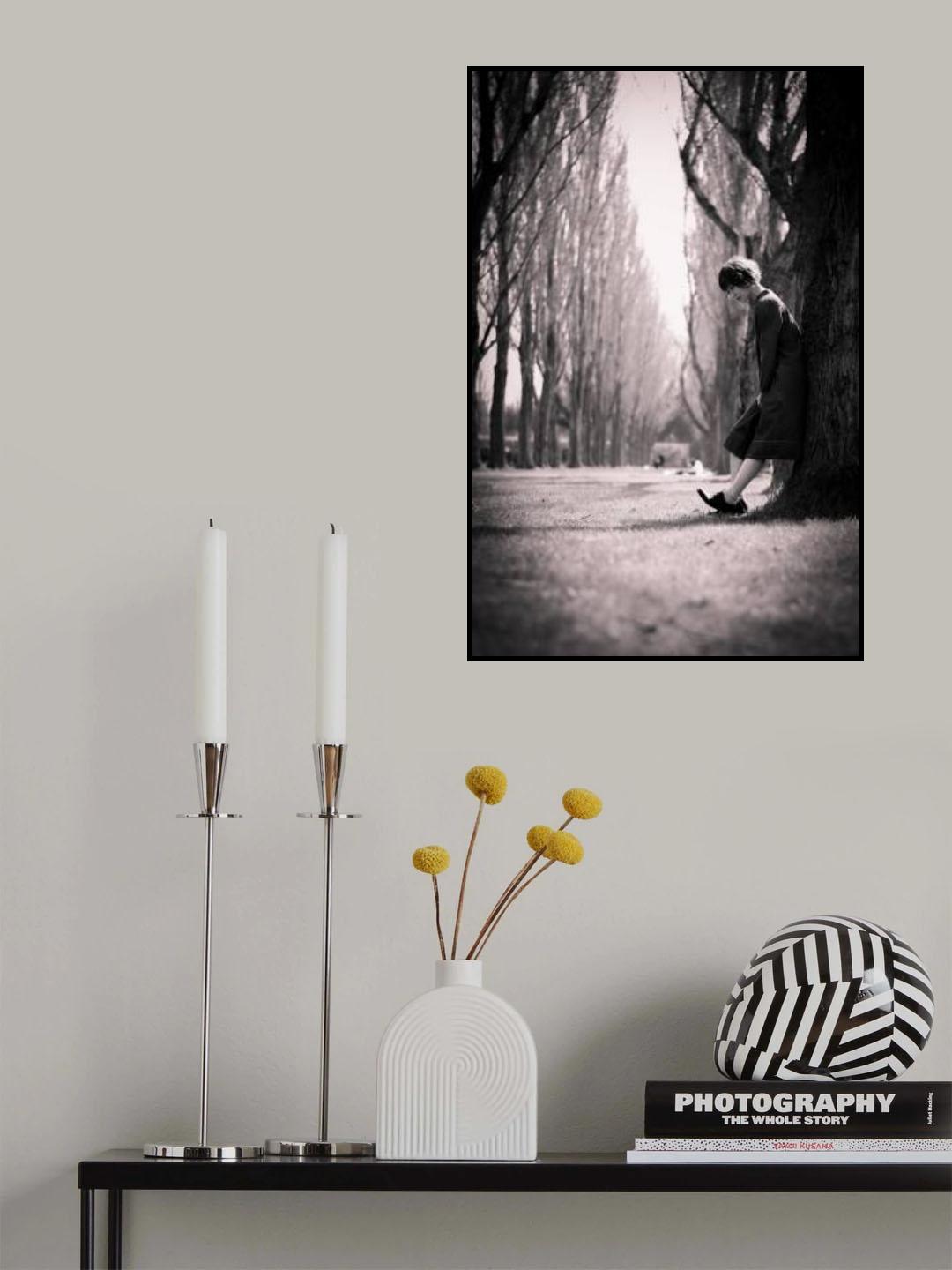 Girl In The Forest Poster och Canvastavla