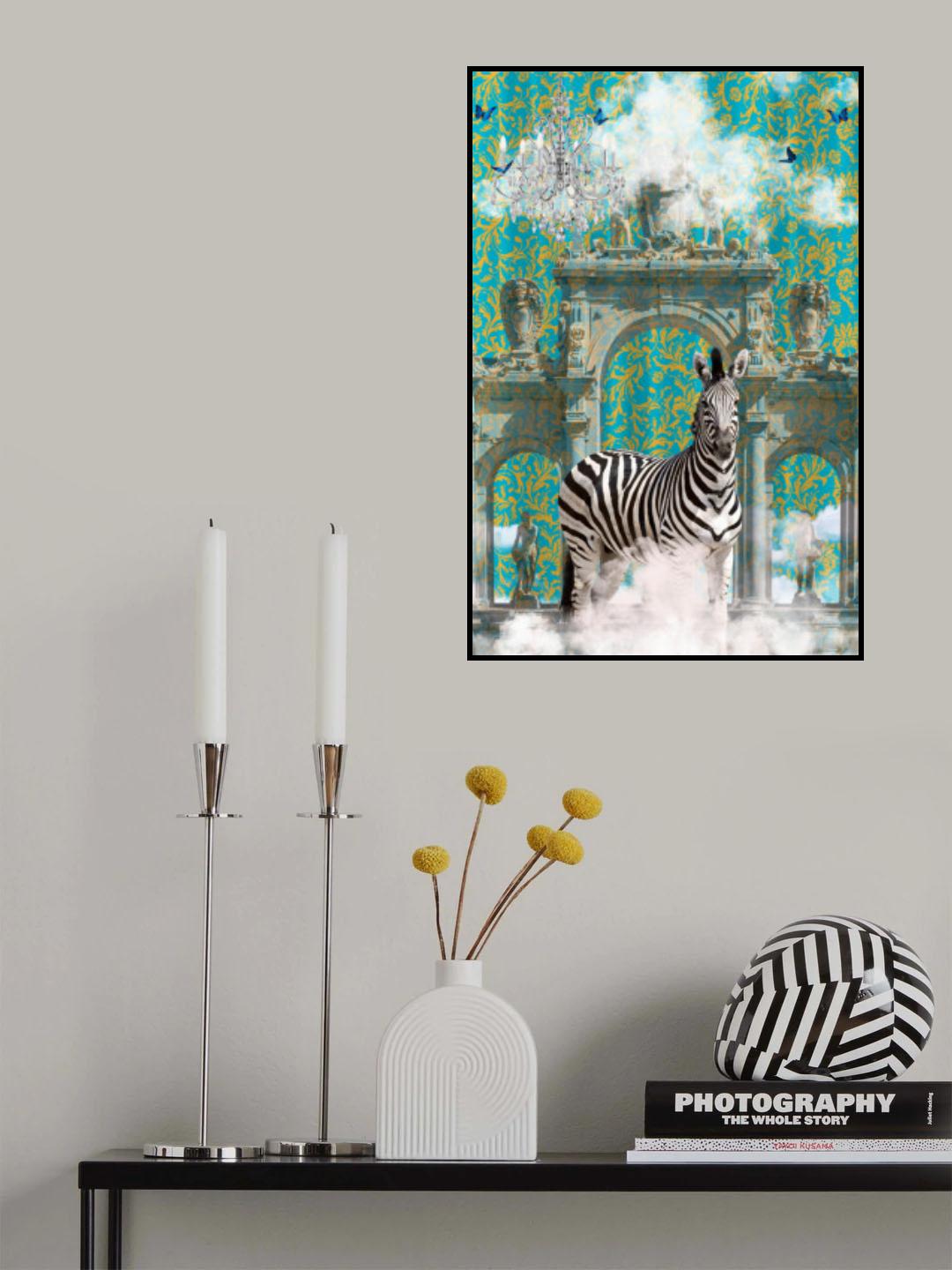 Zebra Adventures Poster och Canvastavla