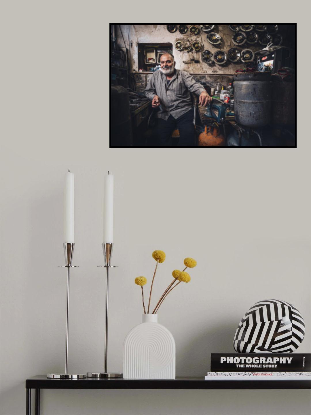 The mechanical of Teheran Poster och Canvastavla