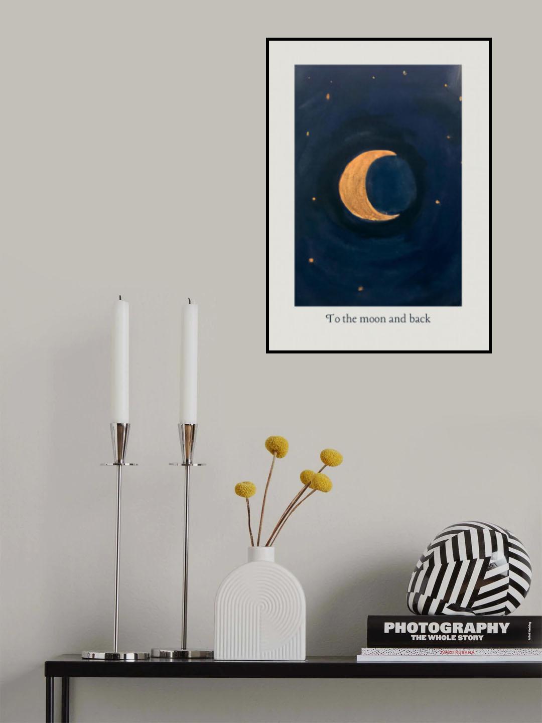To the Moon and Back Poster och Canvastavla