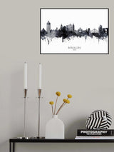 Bengaluru Skyline India Bangalore Poster och Canvastavla