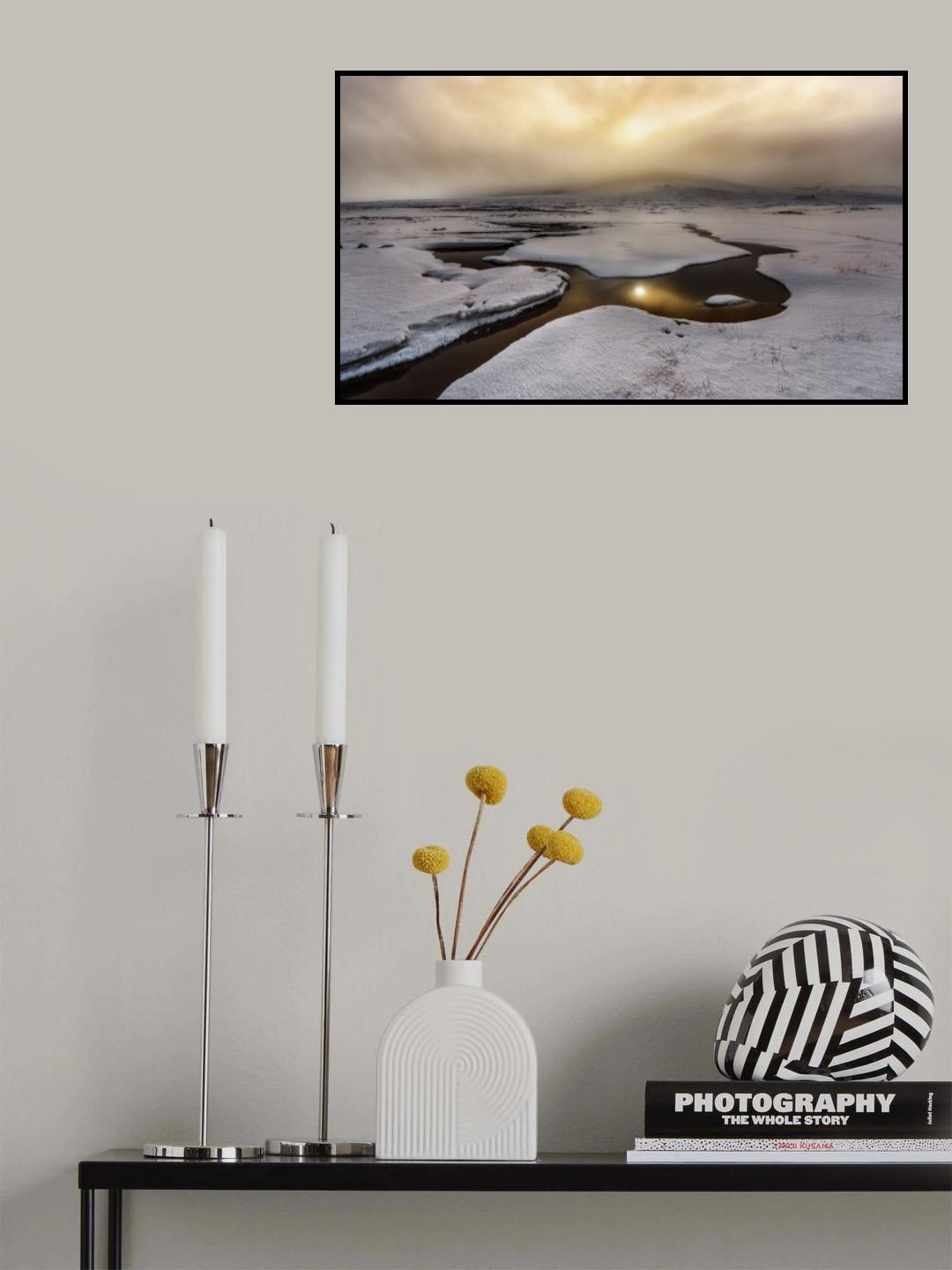 Golden Iceland Poster och Canvastavla