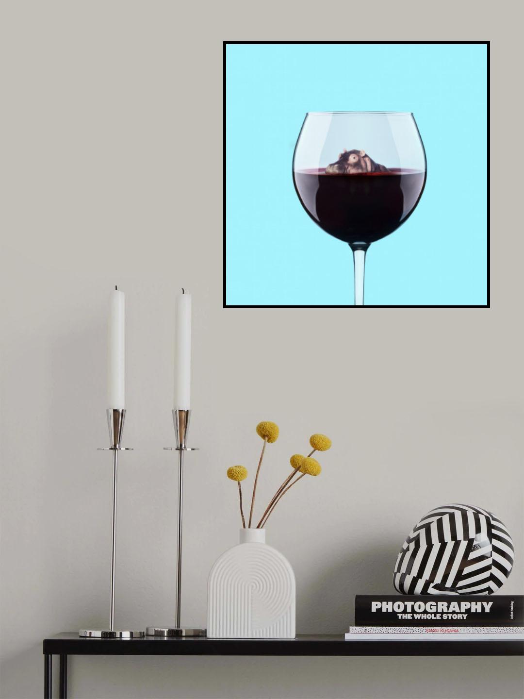 Dive in Wine Poster och Canvastavla