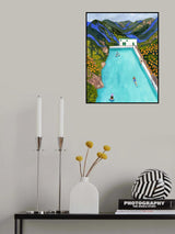 Hotsprings Poster och Canvastavla