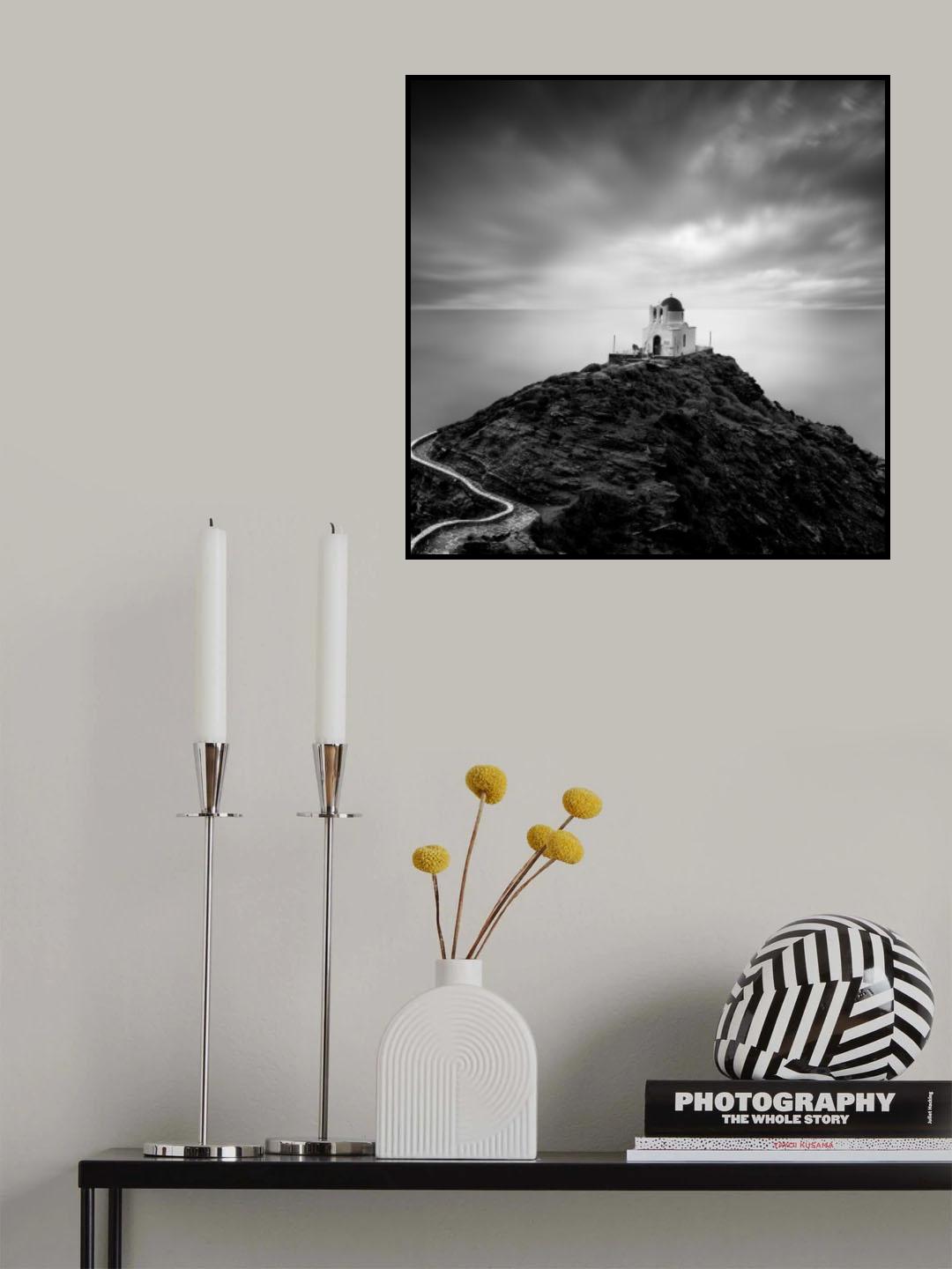Church of the Seven Martyrs, Sifnos Poster och Canvastavla