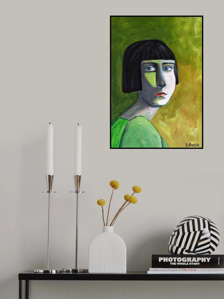 Lady with the Look Poster och Canvastavla