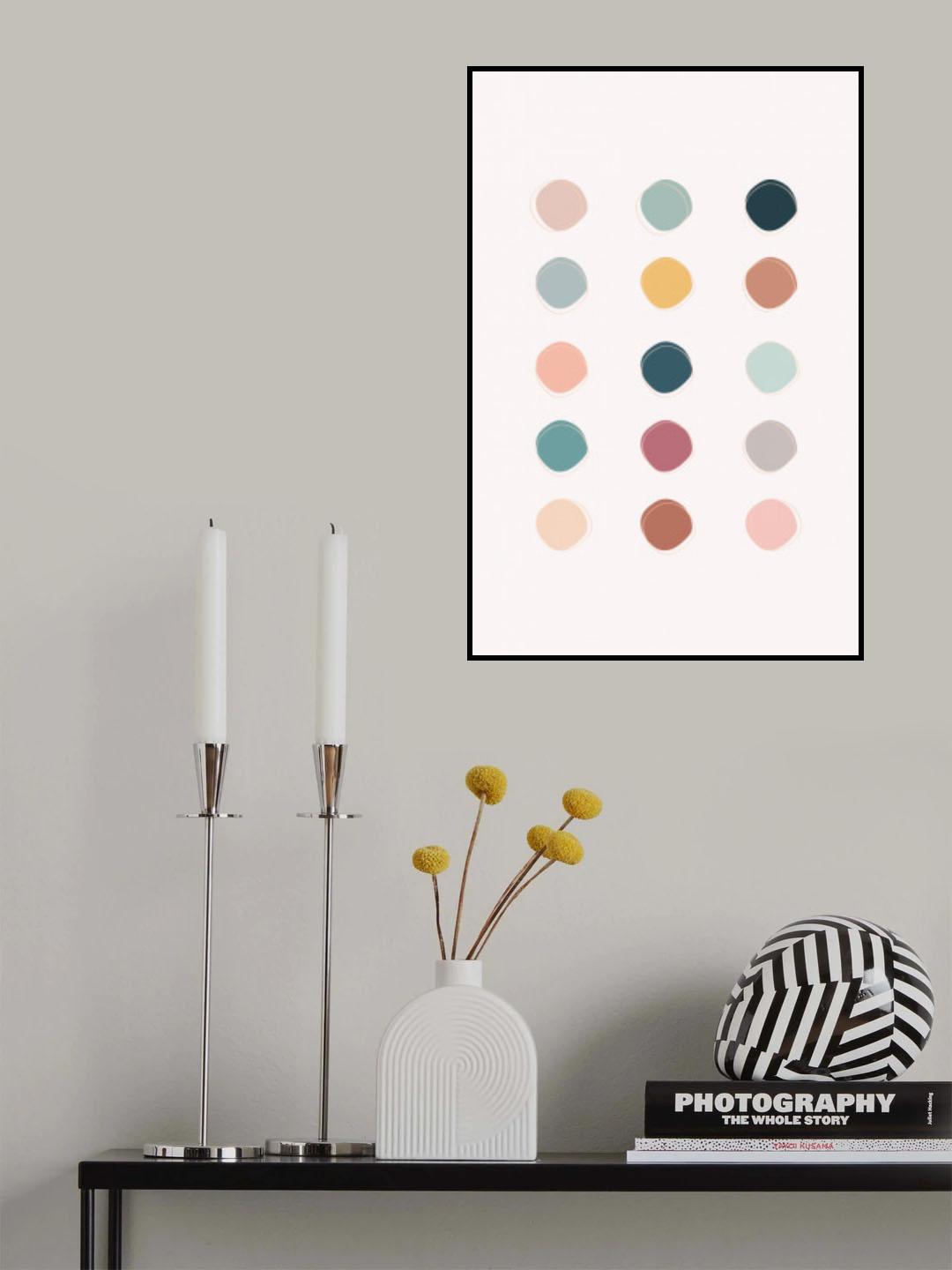 Colour Palette Poster och Canvastavla