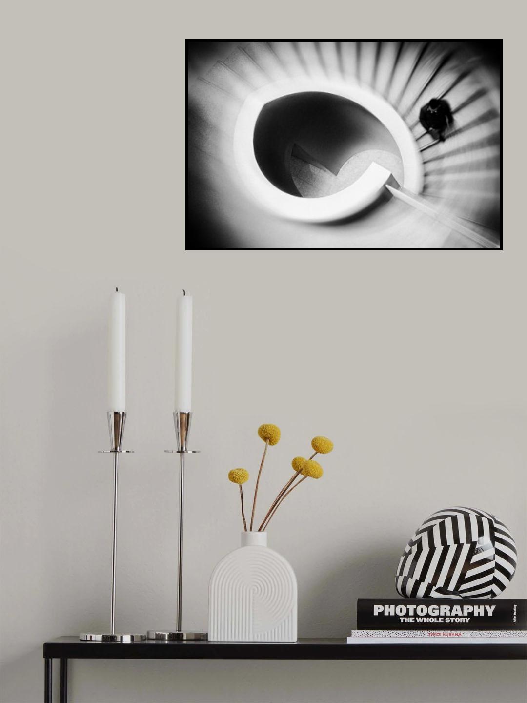 round stairs Poster och Canvastavla