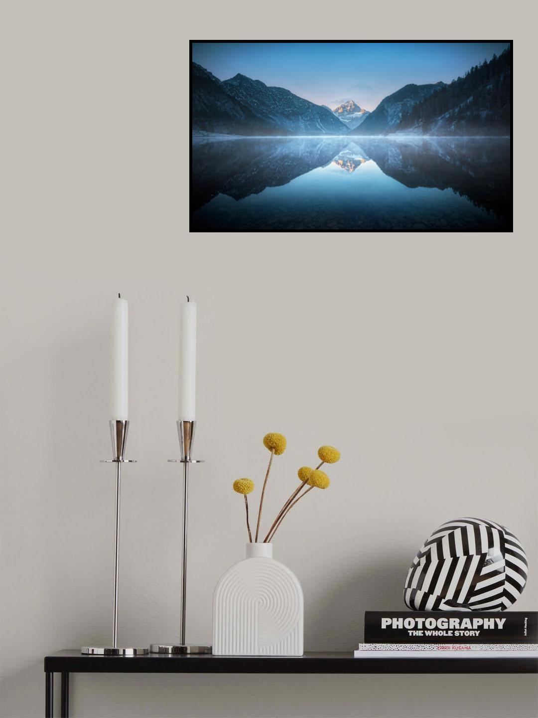 Cold morning at Plansee Poster och Canvastavla