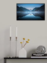 Cold morning at Plansee Poster och Canvastavla