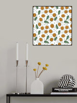 Cherries Fruit Yellow Poster och Canvastavla