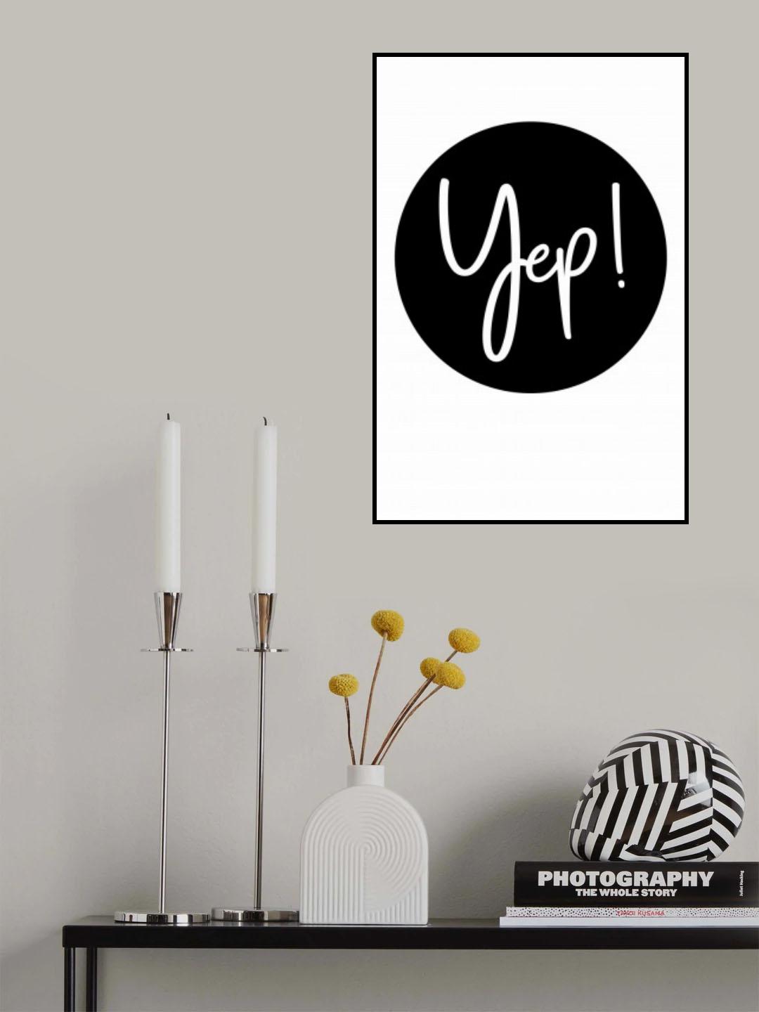Yep Poster och Canvastavla