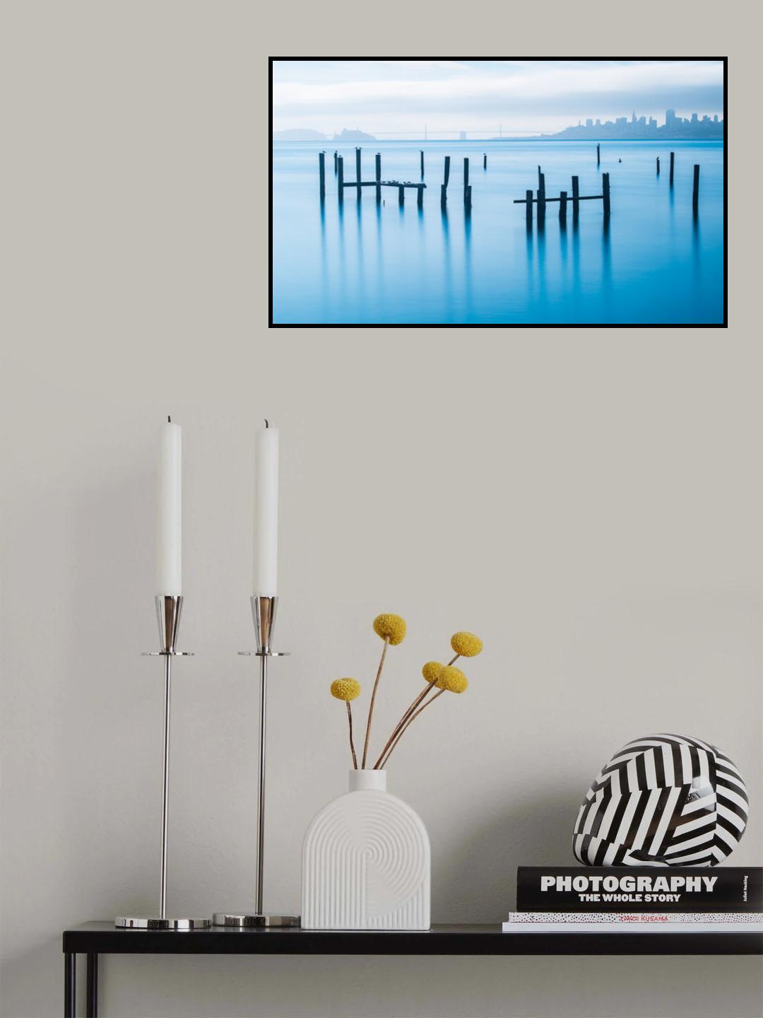 The Old Pier of Sausalito Poster och Canvastavla