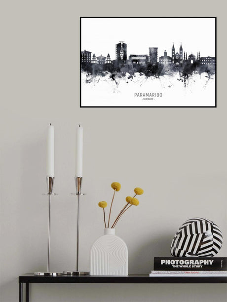 Paramaribo Suriname Skyline Poster och Canvastavla